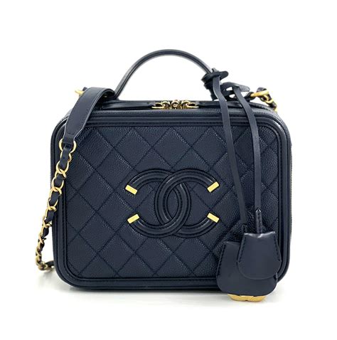 chanel vanity case 21cm二手|chanel Vanity Case 二手的價格推薦 .